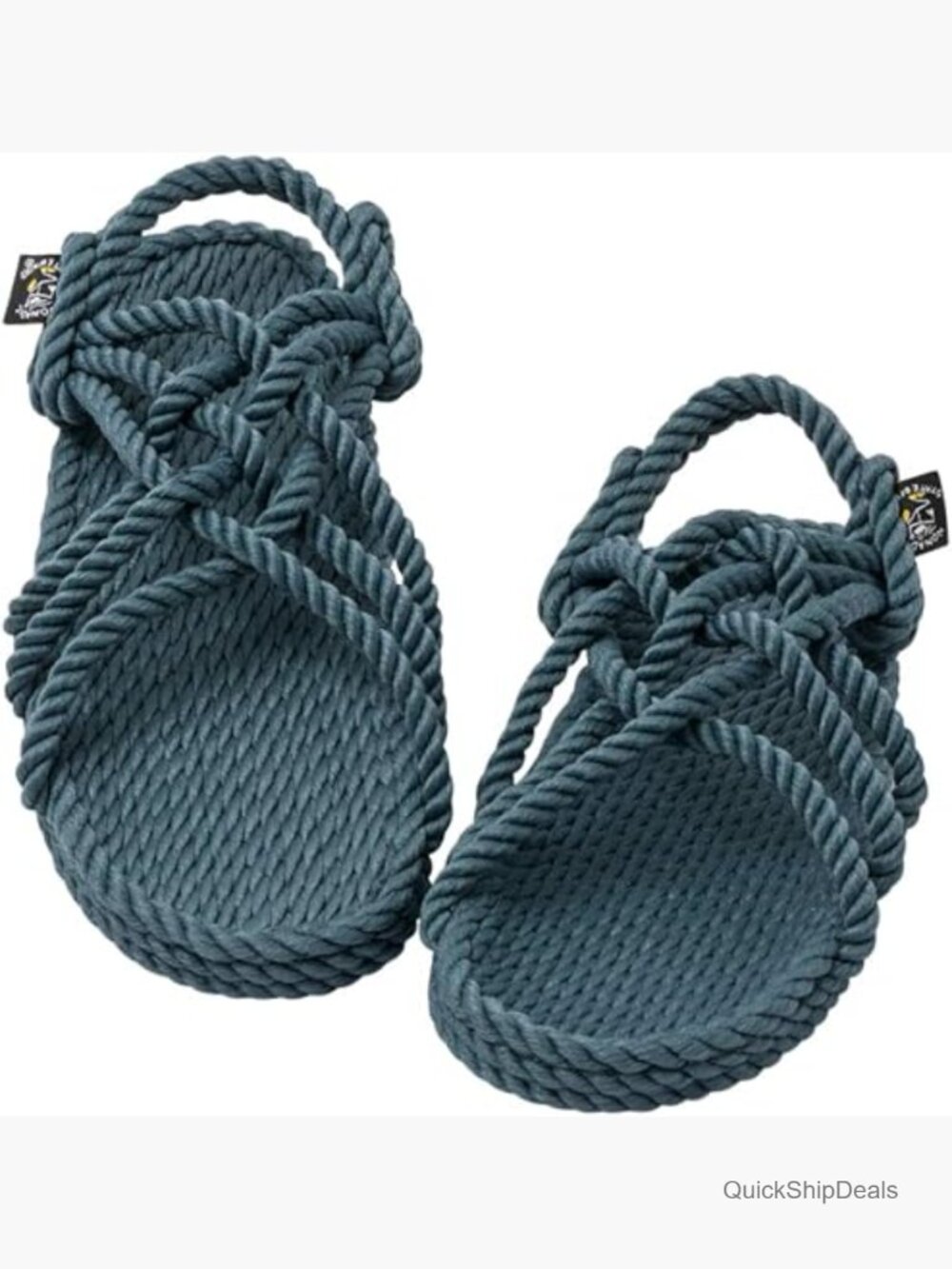 Handmade Unisex Rope Sandals with Adjustable Back Strap JC Style